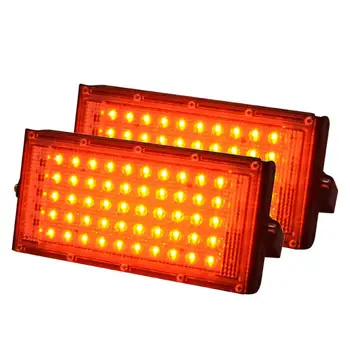 

50W 220V Landscape Reflector Garden Exterior High Brightness Waterproof Wall Mounted Street Outdoor Spotlight Flood Light 50 LED