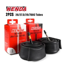 2PCS KENDA Bike Inner Tube 26/27.5/29/700c Butyl Rubber Bicycle Tube Tire Presta Schrader Valve Tube For Mountain Road Bike Tyre
