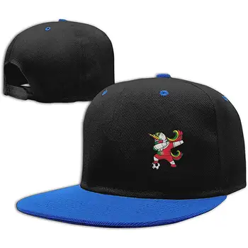 

Dabbing Unicorn Portugal Football Unisex Contrast Color Hip Hop Baseball Cap