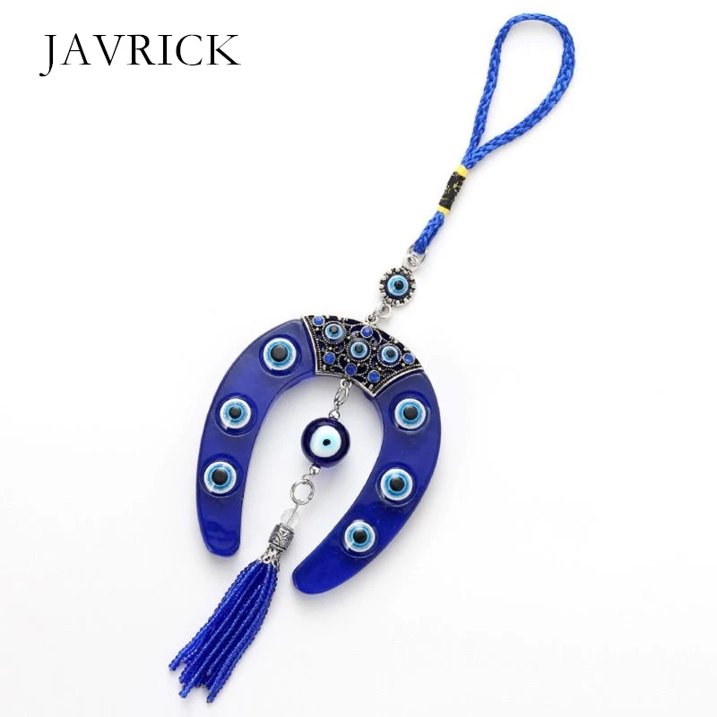 

Turkish Blue Evil Eye Keychain Car Key Ring Amulet Lucky Charm Hanging Pendant Personality Jeans Decoration Jewelry Gift