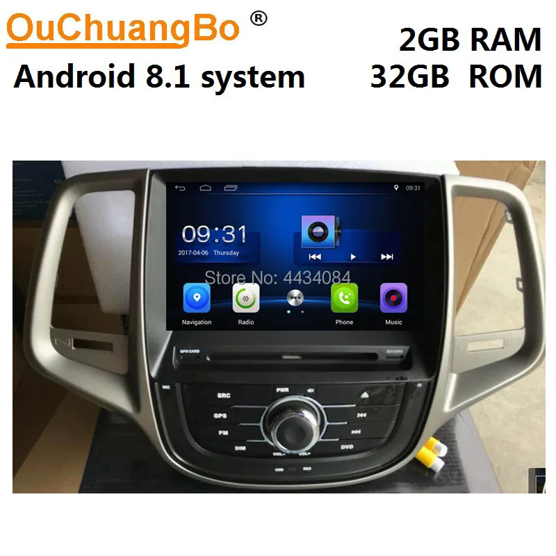 Perfect Ouchuangbo car audio head unit gps android 8.1 for Changan Eado support SWC 3G wifi USB 4*45 4 core 2+32 0
