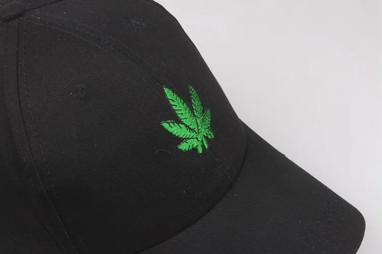 Новинка 2019 модная Белая Кепка с вышивкой и Кленовым листом хлопковые Снэпбэк