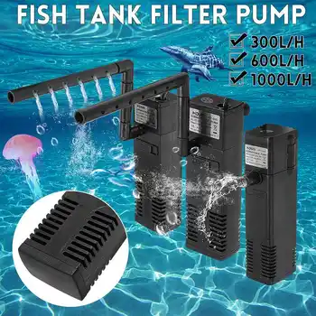 

250L 220V-240V Submersible Water Pump 3/4/8/22W Fish Tank Aquarium Internal Filter Pump
