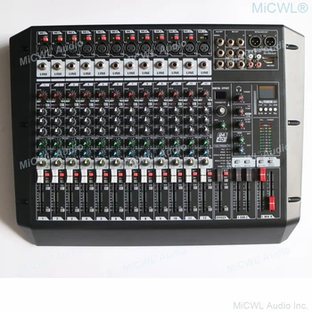 

LX12 Digital 12 Channel Premium 12-Input 2-Bus Mixer Sound Console 3Pin XLR with USB DSP Audio effect Double marshalling Mixer