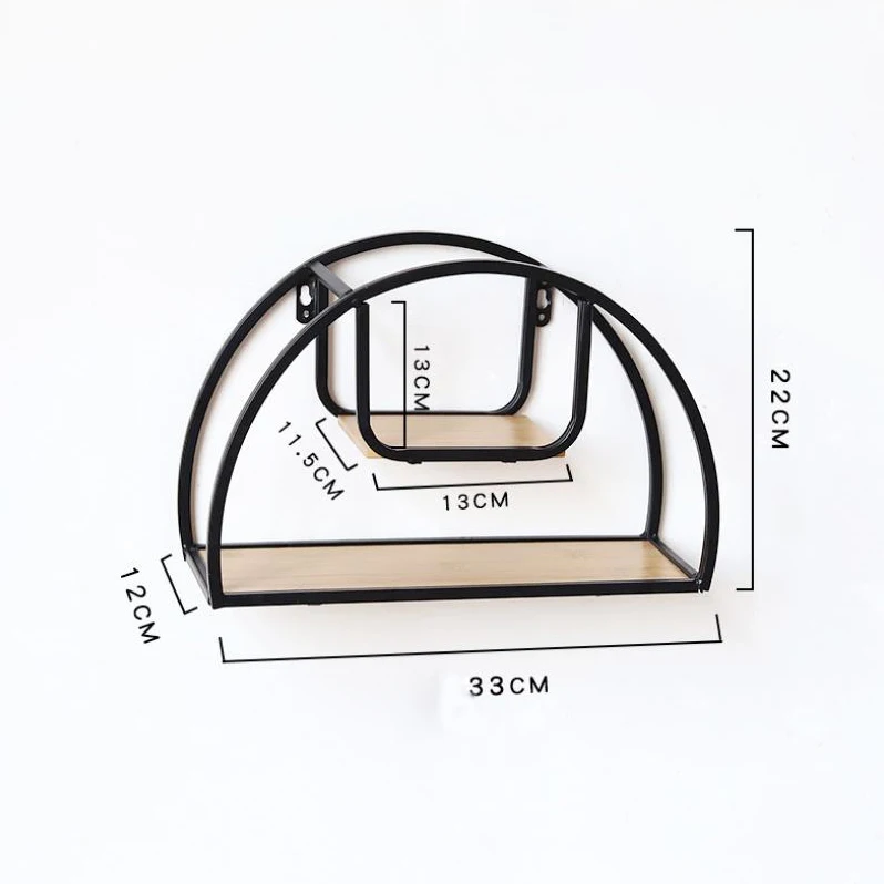 Baffect железная деревянная полка настенная полка для хранения стойка скандинавский настенный подвес домашние декоративные полки для гостиной спальни кухни - Цвет: A