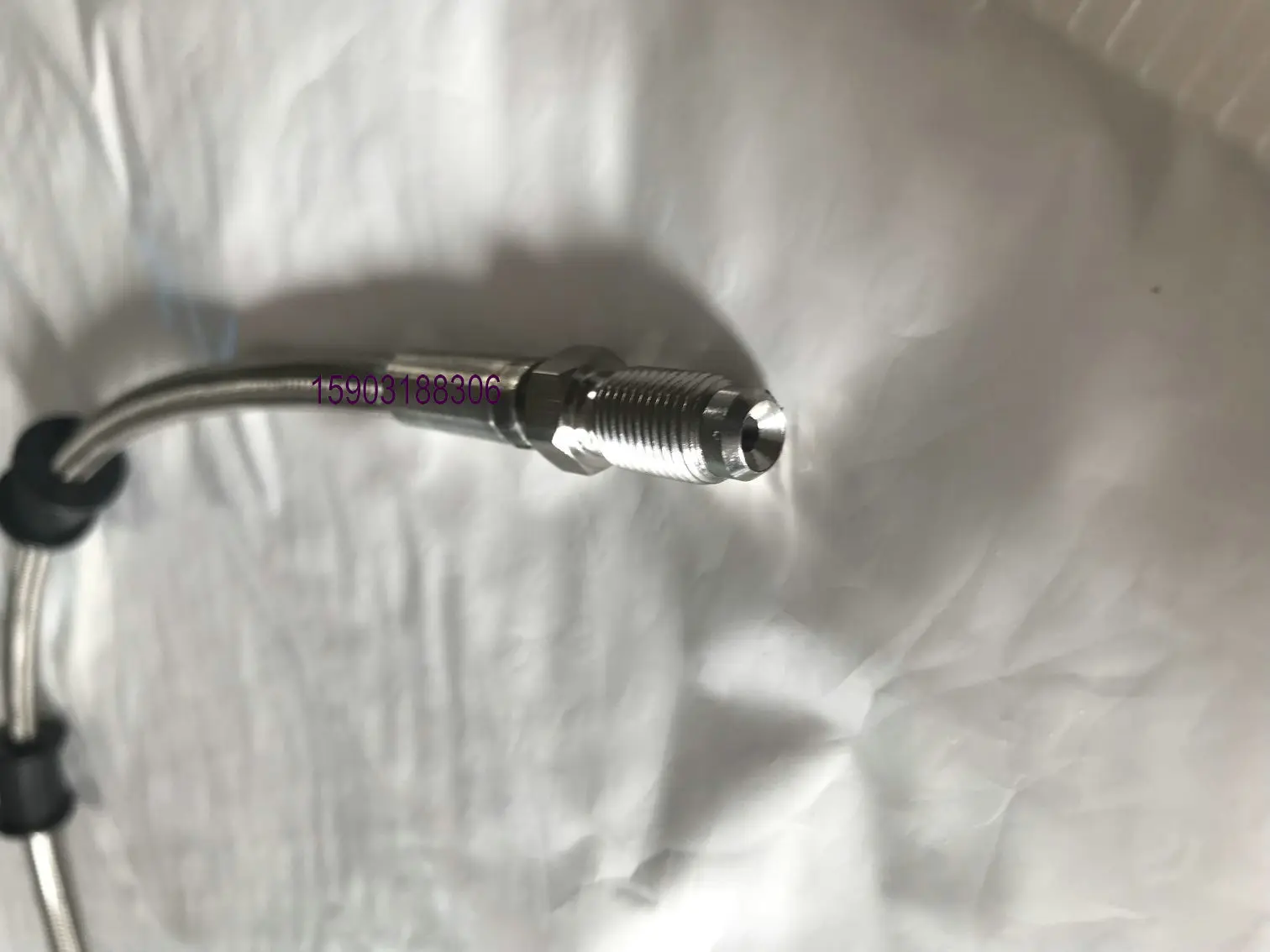 -4 AN 20 Stainless Braided PTFE Brake Line With Straight Ends (High-Performance)