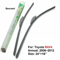 Flat Wiper Blade for Toyota RAV4.Bexceed of Car Windshield Windscreen 24