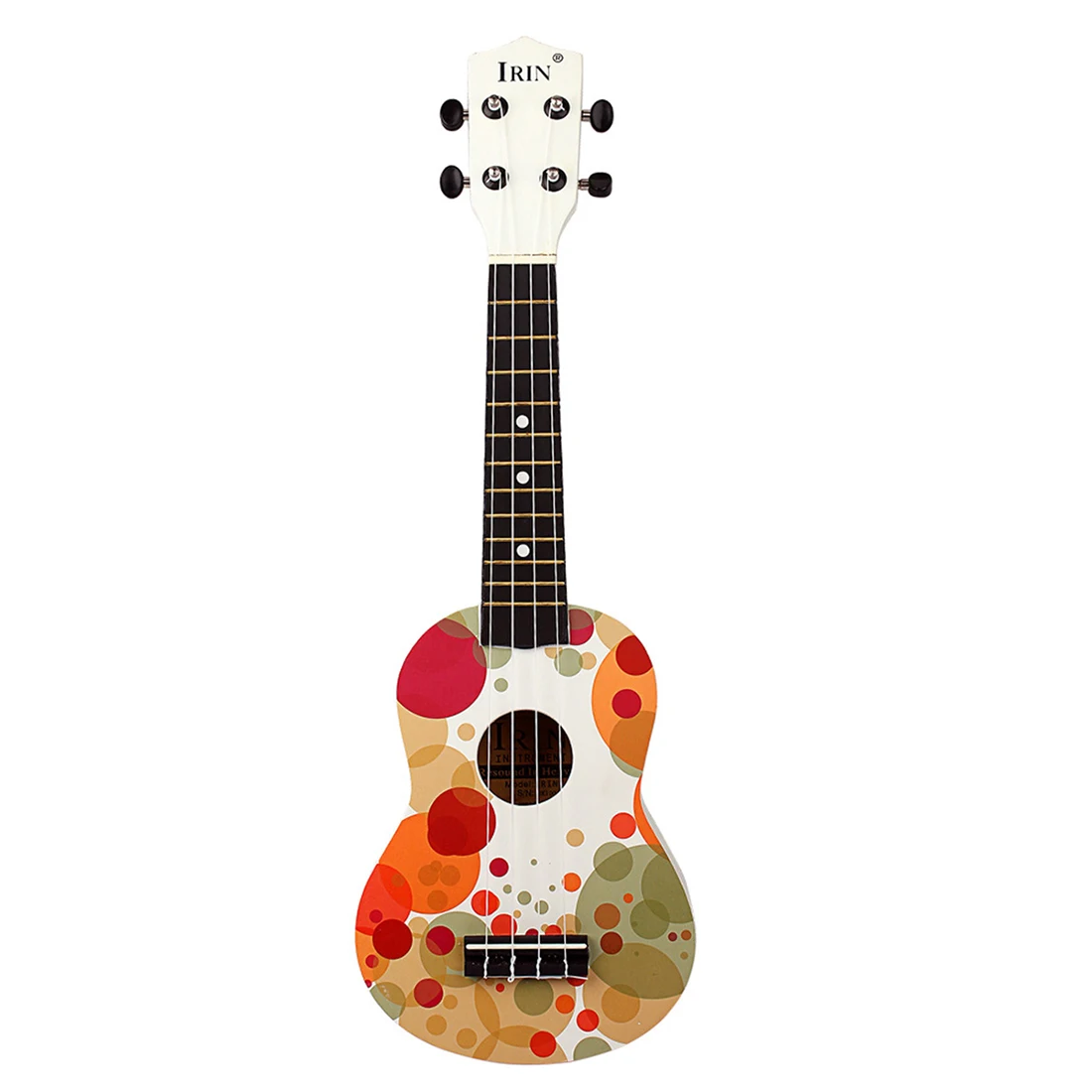 

21-inch Flower Color Ukulele 4 Strings Guitar Musical Instrument for Beginners - Colorful Bubble