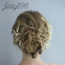 Винтажные свадебные аксессуары для волос жемчужные заколки для волос свадебные головные уборы для женщин pince cheveux femme