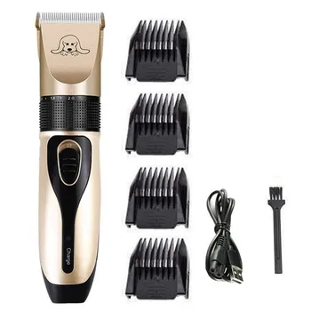 

Electric Pet Dog Clipper Dog Hair Trimmer Kit Rechargeable Pet Dog Cat Low-noise Grooming Shaver Cut Machine Set+Spare Blade