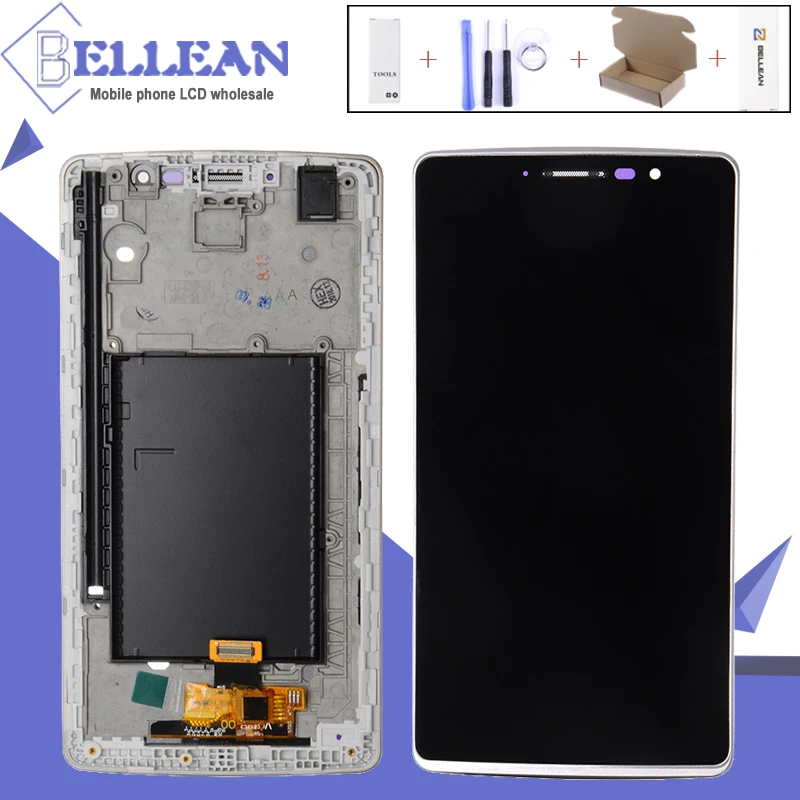 

Catteny Promotion H540 Lcd For LG G4 Stylus H635 Lcd Touch Screen Digitizer Assembly H542 H540F LS770 DisplayWith Frame+Tools