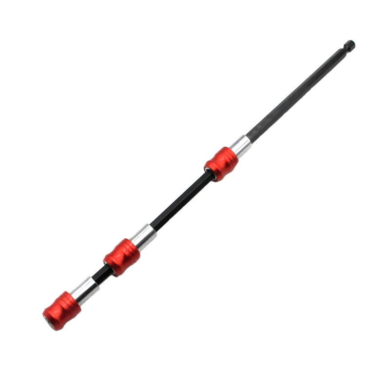 60mm/100mm/150mm Quick Release Locking Socket Extension Bar Rod Set Kits 1/4 Inch Hex Shank Holder Drill Bits - 5