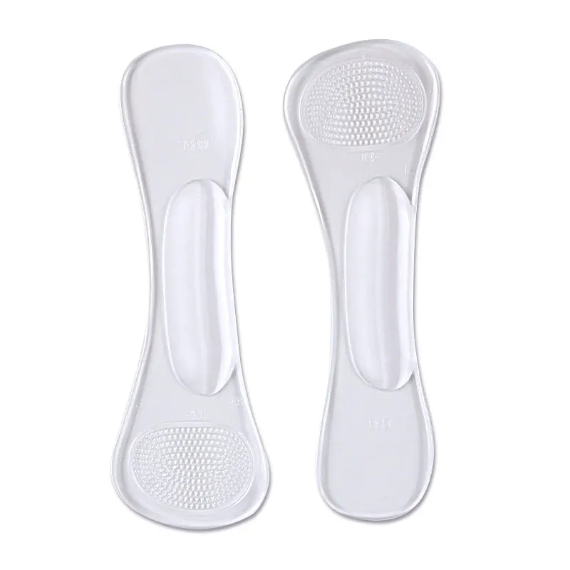 Aush Brand New 1Pair Silicone Gel Soft Cushion Insole Protector Non-slip Long Section Shoe Insert Pads Foot Care Tool