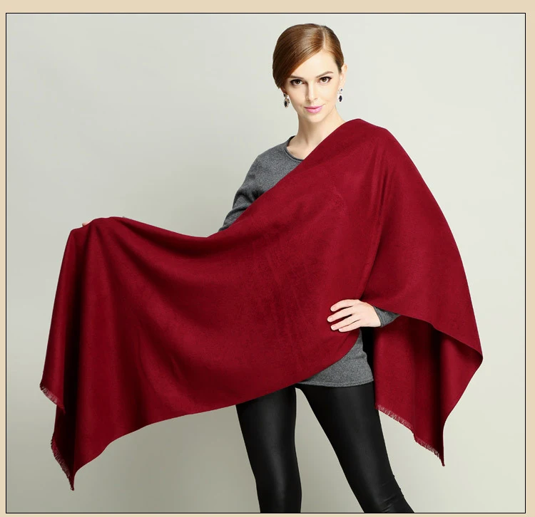200*60 см женский мягкий однотонный шарф из кашемира пашмины зимний теплый длинный матовый шарф шаль шарфы модное толстое одеяло для путешествий