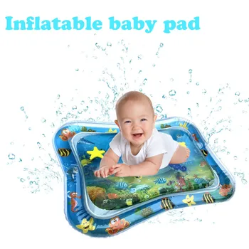 

Inflatable Infants Tummy Time Activity Mat Baby Play Water Mat Toys for Baby Fun Activity Play Center Baby Toddler Toys