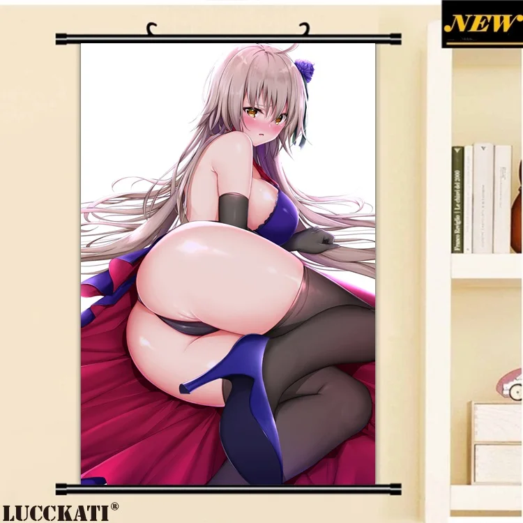 40X60 см Fate grand order Fate/go Fgo соски попка ноги бикини Сексуальная лоли каплей мультфильм
