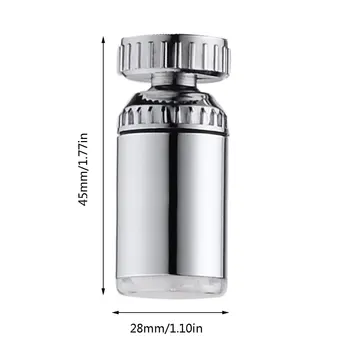 

Led Faucet Light Temperature Control Colorful Luminous Color Faucet 360 Degree Universal Faucet Nozzle 8001-B15