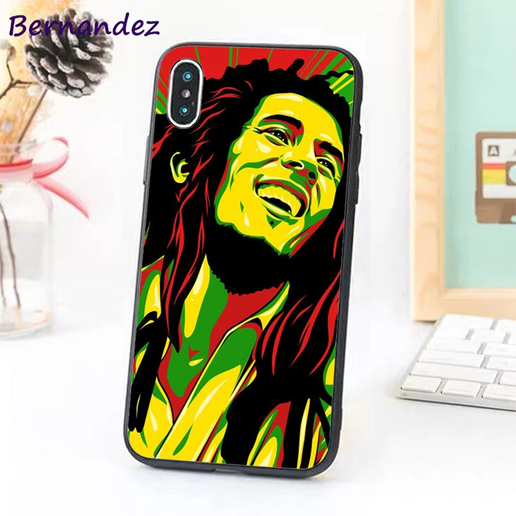 Bernandez 5 5S SE 6 6S TPU чехол для телефона iPhone 7 8 Plus X Xs Max XR bob marleys раста Лев регги Проектор DIY - Цвет: Розовый