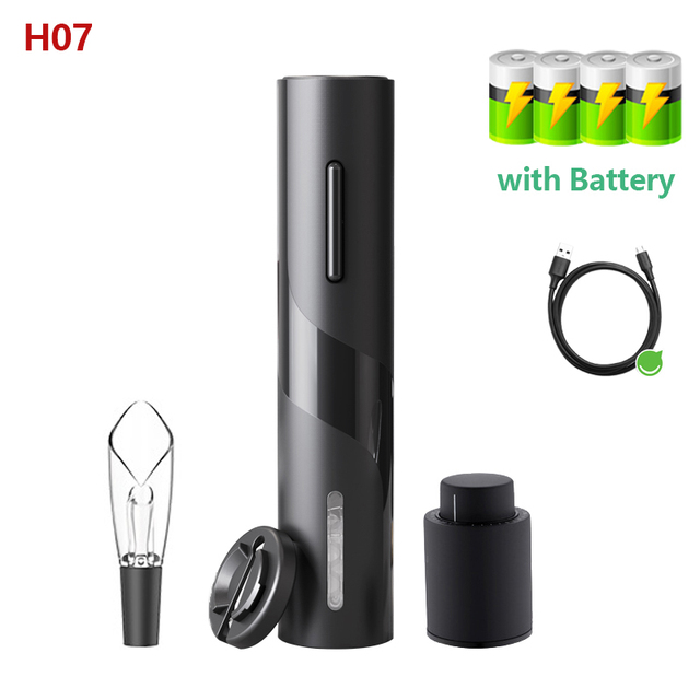 Wine Bottle Opener Corkscrew Foil Cutter Set Automatic Bottle Opener for Wine Kitchen gadgets Can Rechargeable Opener