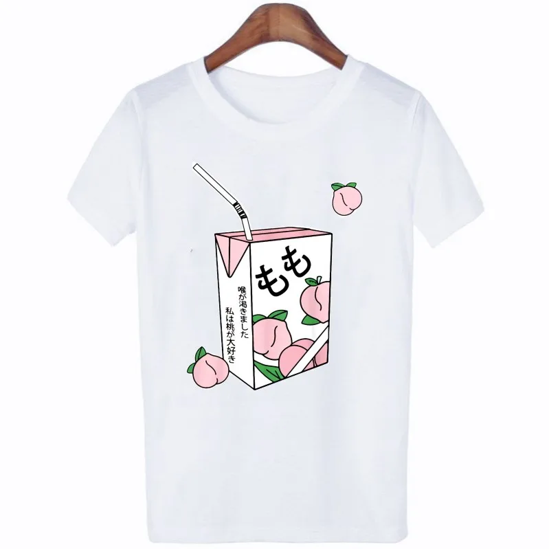 

Character Print Tops Women's T-shirt Plus Size Fat Wear Cotton Short Sleeve