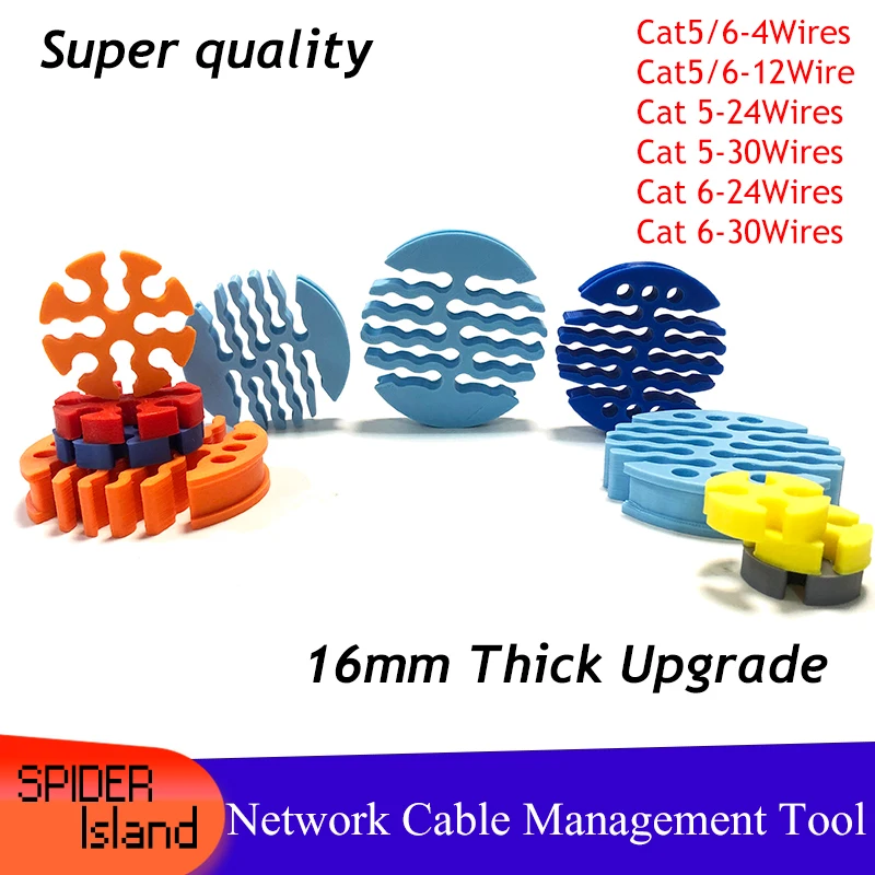 Network Cabo Comb Machine Chicote de Fios Management Fixer Ferramentas Arrumadas para Sala de Computador Fios 12 Fios 24 Fios 30 Fios Categoria Novo