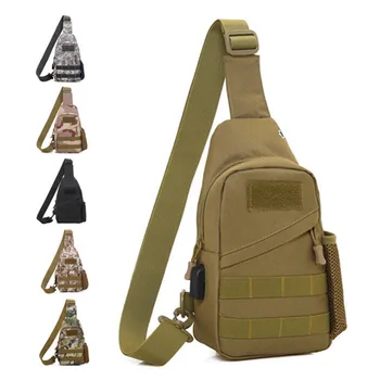 

Men Women Military Bag Tactical Chest Bags Unisex Fashion Camouflage HandBags Cool Camping Hiking Travel Shoulder Bags