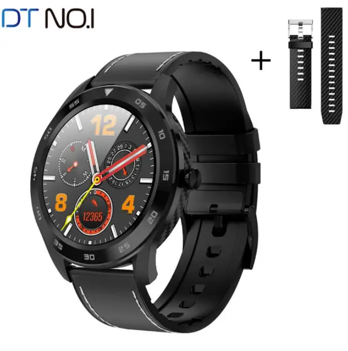 Night Universal Смарт-часы DT NO. I DT98, водонепроницаемые Смарт-часы с Bluetooth, сенсорный экран PPG, пульсометр, кровяное давление, фитнес-трекер - Цвет: Night Universal