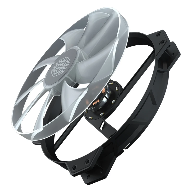 Cooler Master MF200 ARGB 20cm RGB 5V/3PIN Computer Case Replacement Fan CPU Water Cooling Radiator Silent Fan Computer Host Fan