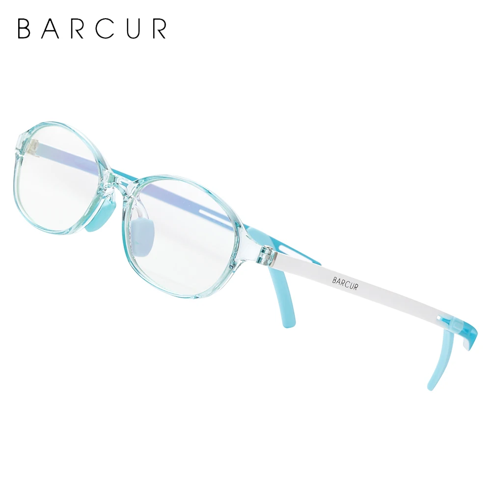 

BARCUR Children Anti Blue Light Glasses Kids Computer Glasses Memery Optical Eye UV400 Gaming Filter Eyewear