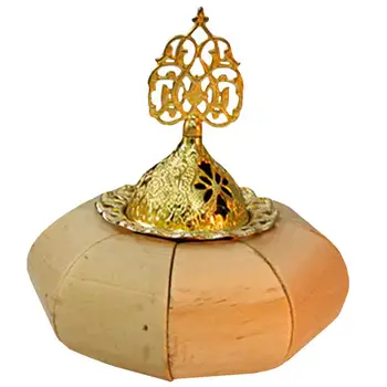 

Creative Metal Incense Burner Wooden Base Incense Holder Incense Burner Decor