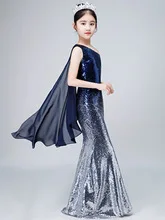 Children Host Formal Dress Girls Puffy Yarn Princess Dress Flower Boys/Flower Girls Catwalks biao yan qun Piano Costume Sum