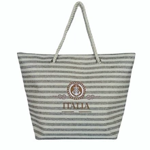 

2021 NewCanvas Fashion Shoulder Bag Portable Europeanand American Fresh Embroidery Letters Simple Large Capacity Bag Canvas Bag