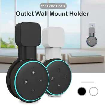

Mini Generation Outlet Wall Mount Hanger Holder Stand Space Saving Bracket Accessories For Alexa Echo Dot 3/Google Home Speaker