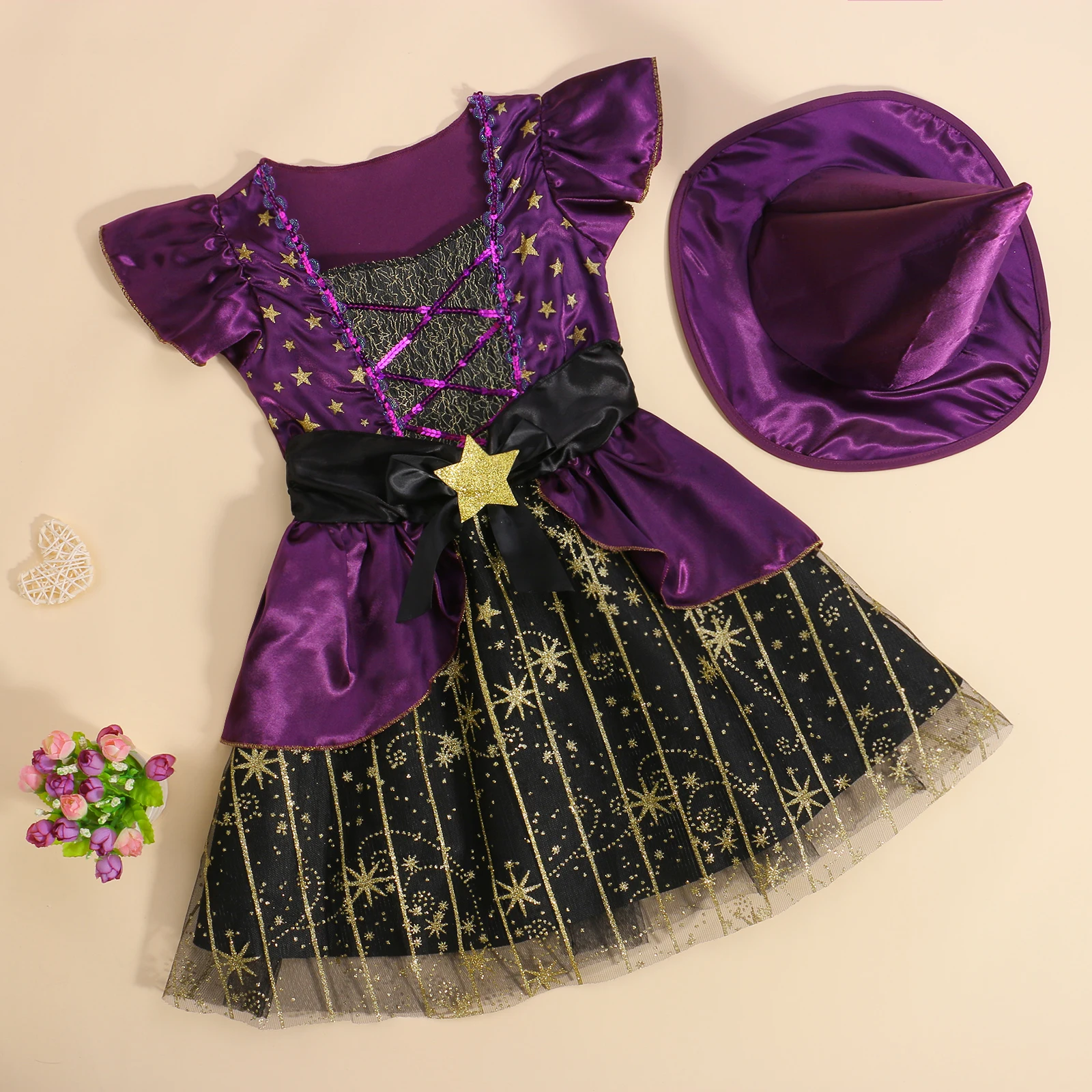 412t 2pcs Summer Baby Girls Halloween Day Cosplay Festival Costumes
