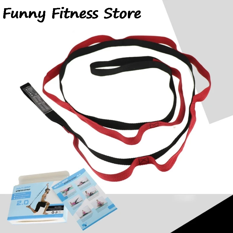 Yoga Exercise Resistance Bands Legs Stretching Band Workout Pilates Fitness Training Puller Gym Strength Expander Equipments | Спорт и