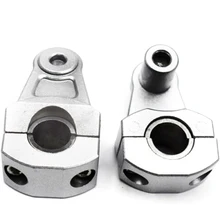 1 пара крепление мотоцикла практичный стояк замена зажим прямой покрой Универсальный Профессиональный 22/28 мм легко установить