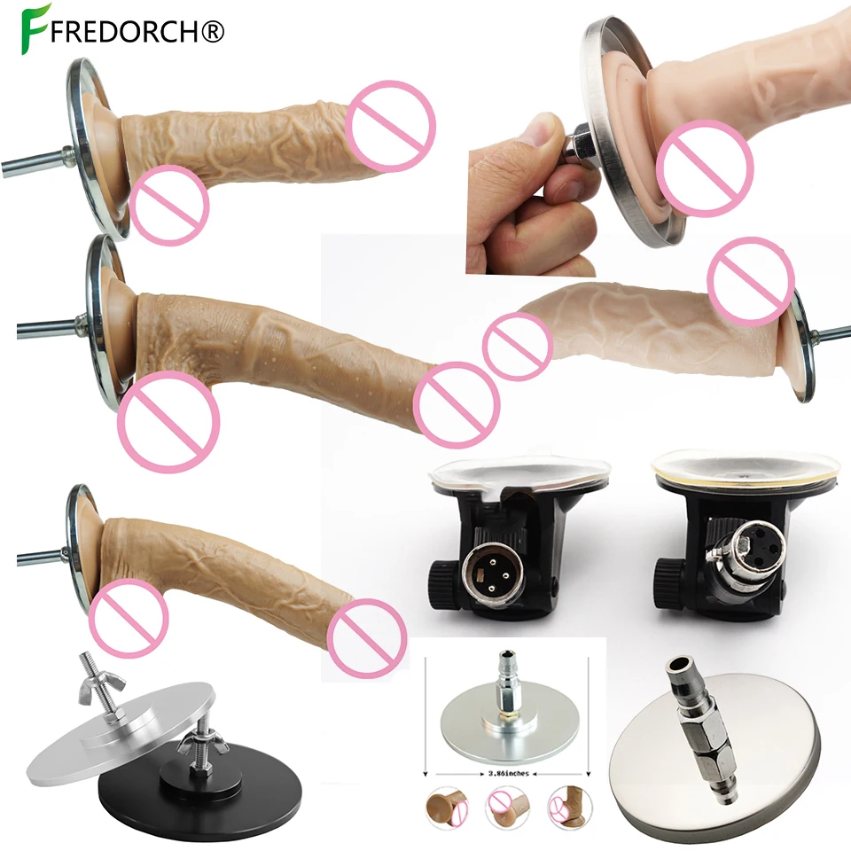 Fredorch Metal Suction Cup Adapter Sex Machine Quick Air Connector 3.86