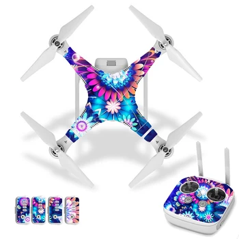 

Flower Style Vinyl Skin Sticker for DJI Phantom 3 Drone And Remote Controller 0135