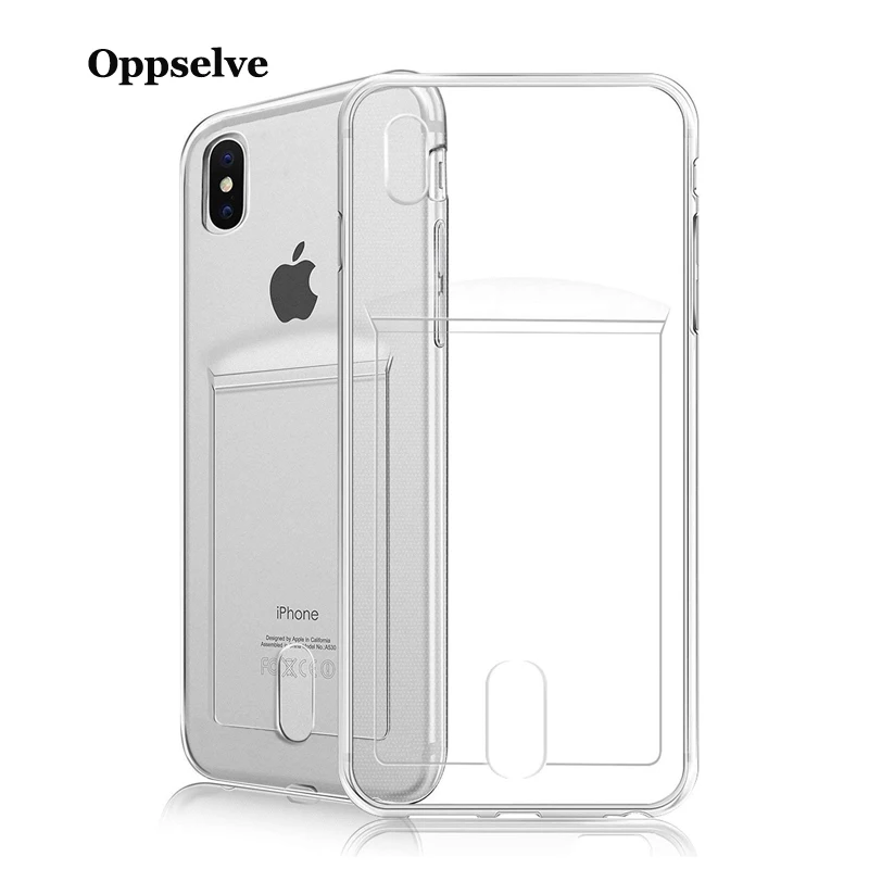 

Oppselve Luxury Shockproof Transparent Silicone Phone Case For iPhone X XS Max XR 8 7 6 S Plus Clear Protection Back Cover Coque