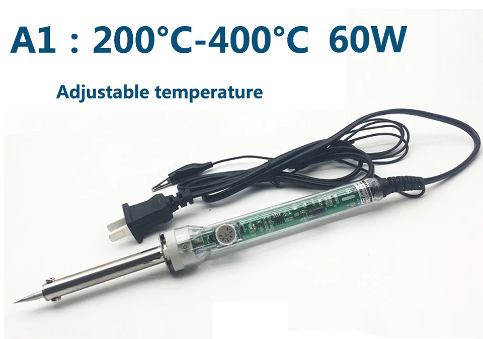 Lectric Temperature Adjustable Soldering Iron 30W/40W /60W T solder tip with free Hot Press for LCD Screen Flex Cable Repair electric soldering iron