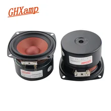 GHXAMP квадратный 3 дюймов 20 Вт автомобильный полный диапазон динамик твитер Средний НЧ-динамик домашний кинотеатр настольная книжная полка ПК Bluetooth динамик DIY 2 шт