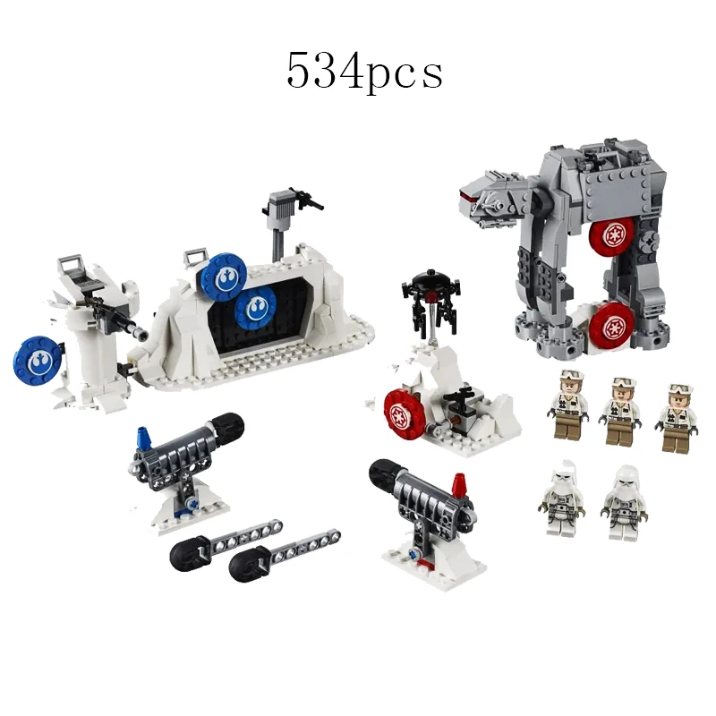 

2020 New Action Battle Echo Base Defence Compatible Legoinglys Star Wars 75241 Building Blocks Toys for Children Birthday Gift