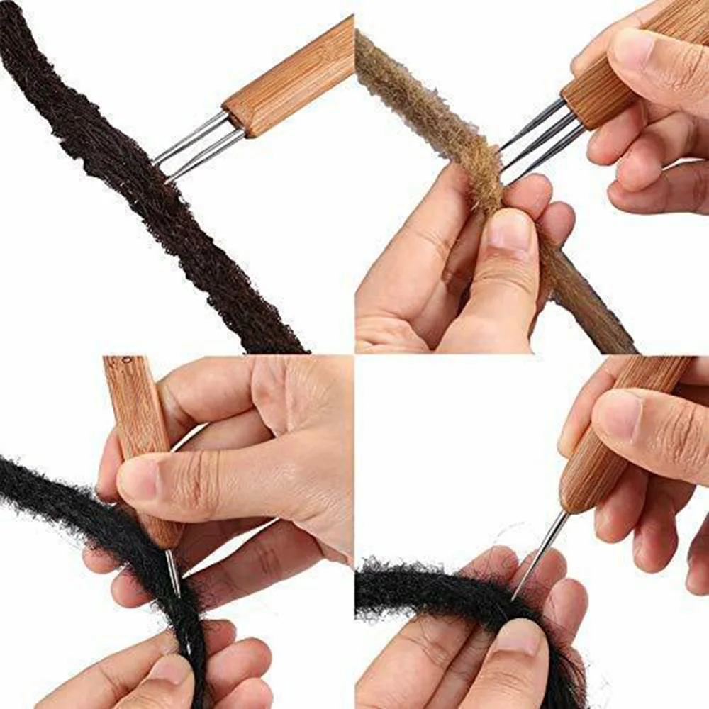 0.5mm 0.75mm 1mm Crochet Needles For Hair Dreadlock Needle Tool For Braid  Craft Hot Selling Crochet Hook For Dreadlocks