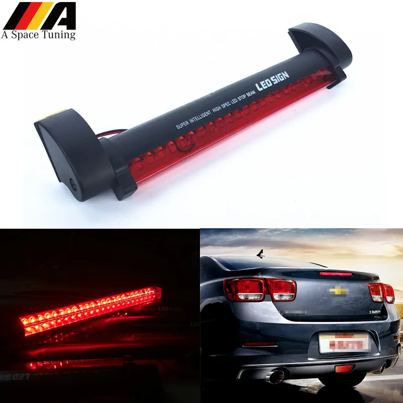 

Universal Fit 14/24/32/48/56/60 LED High Mount Stop Rear Tail Warning Light Lamp Red Car Auto Third 3RD Brake Light Parking