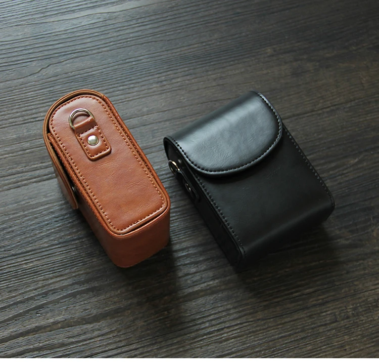 Camera Bag Leather Case Cover camera case camera lens bag For Canon Powershot G9x II G7x Mark II III SX740 SX730 SX720 SX710 SX700 SX620 SX610 SX600 HS