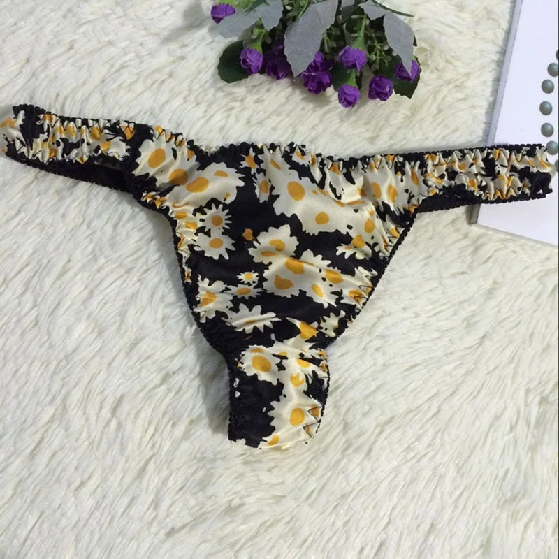 Silk Thong Underwear Detail