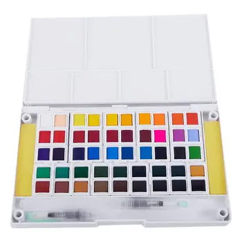 

Superior Pigment Solid Watercolor Paints Set Colored Pencils For Drawing Paint Watercolors Art Supplies, 48Colors