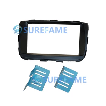

Double Din Car DVD Fascia for KIA Sorento 2012-2015 Dash Kit Front Bezel Radio Frame Adaper Dash Trim Kit Facia