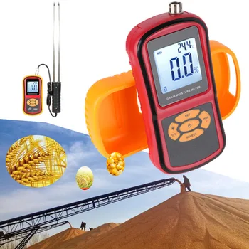 

Digital Grain Moisture Meter With APortable LCD Hygrometer Humidity Tester for Wheat Rice Corn Bean humidity meter