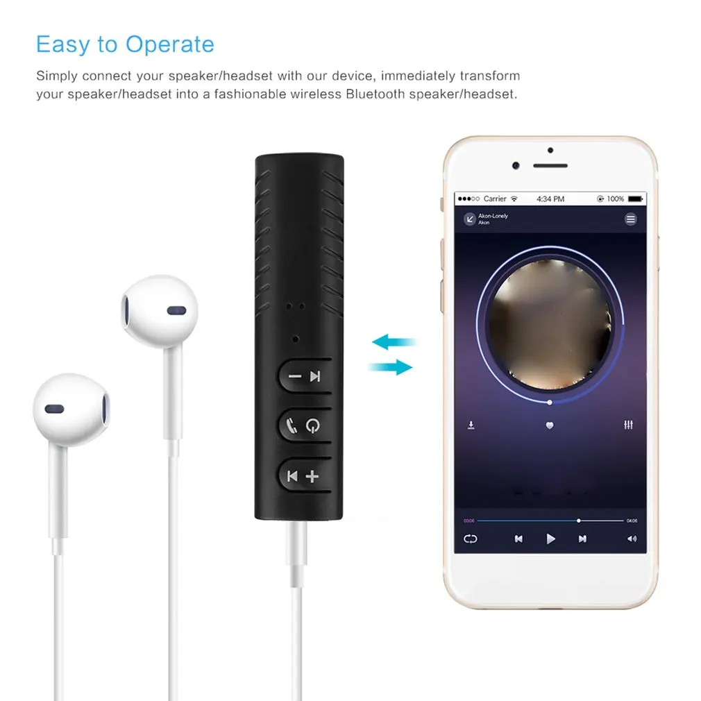Лидер продаж Bluetooth приемник автомобильный Bluetooth AUX 3,5 мм музыка Bluetooth аудио приемник для гарнитуры вызов автомобильный передатчик Авто адаптер